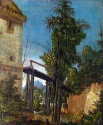 Paesaggio con un ponte