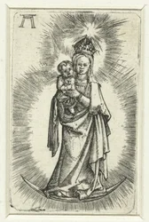 Madonna sulla falce di luna