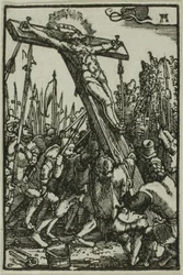 Sollevamento della croce, da La caduta e la redenzione dell