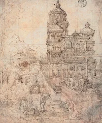 Susanna al bagno - Disegno di Albrecht Altdorfer (verso 1480-1538)