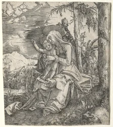 La Vergine in un Paesaggio