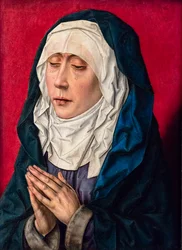 La Madonna in lutto che prega, 1500 ca. (Tempera e olio su tavola (quercia))