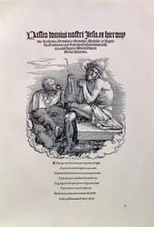 Un soldato romano deride Cristo, con il nome dell
