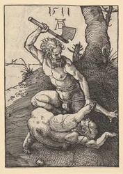 Caino uccide Abele, 1511