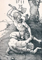 Caino uccide Abele, 1511
