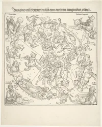Mappa celeste del cielo settentrionale (Imagines coeli septentrionalis)