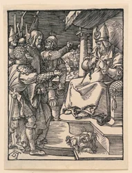 Cristo davanti a Caifa, dalla serie La Piccola Passione