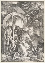 Cristo nel Limbo, da La Grande Passione, edizione 1511