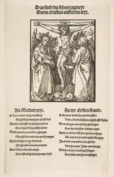 Cristo sulla croce tra la Vergine e San Giovanni primo foglio di due, 1510