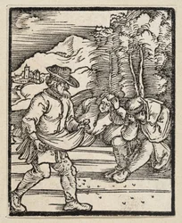 La parabola del nemico che semina zizzania (da: Postilla, 43 xilografie)
