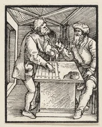 Il ricco e il suo amministratore (da: Postilla, 43 xilografie)