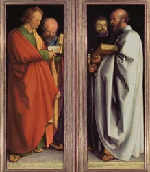 Tedesco: Vier Apostel I quattro apostoli