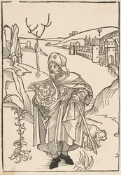 Gerson come Pellegrino, frontespizio di Gersonis Opera
