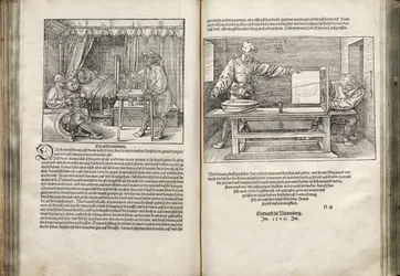 Illustrazione dai Quattro Libri sulla Proporzione Umana