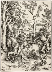 Cavaliere e lanzichenecco