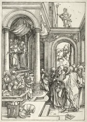 Vita della Vergine: Presentazione della Giovane Vergine al Tempio, 1504-1505