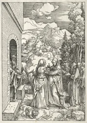 Vita della Vergine: La Visitazione, 1504-1505