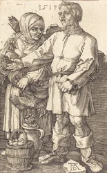 Coppia di contadini al mercato, 1519