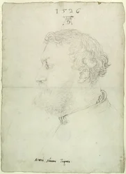 Ritratto di profilo di Raimund Fugger