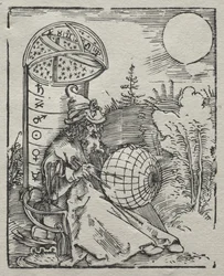 Tolomeo con il globo celeste