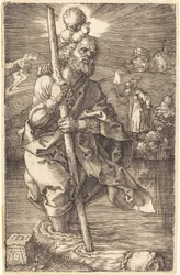 San Cristoforo rivolto a destra
