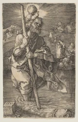 San Cristoforo rivolto a destra
