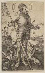 San Giorgio in piedi