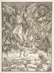 San Michele e il drago, dall
