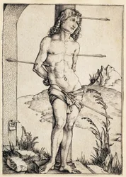 San Sebastiano legato alla colonna