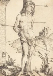San Sebastiano legato alla colonna