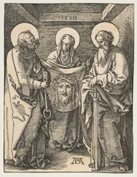 Santa Veronica tra i Santi Pietro e Paolo, da La piccola passione