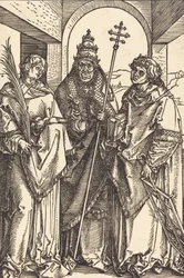 Santi Stefano, Sisto e Lorenzo, probabilmente c. 1504-1505