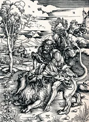 Sansone che squarcia il leone, 1497 1906