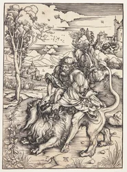 Sansone che sbrana il leone