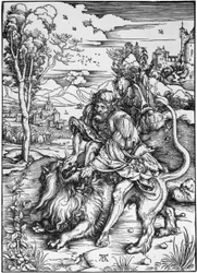 Sansone uccide il leone