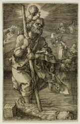 San Cristoforo rivolto a destra