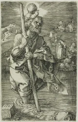 San Cristoforo rivolto a destra