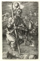 San Cristoforo rivolto a destra, 1521