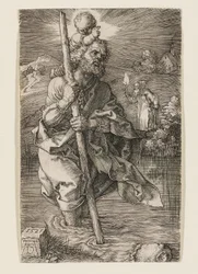 San Cristoforo con lo sguardo rivolto a destra
