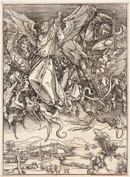 San Michele che combatte il drago