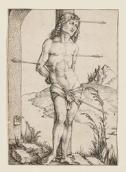 San Sebastiano legato a una colonna