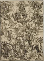 La bestia con due corna come un agnello