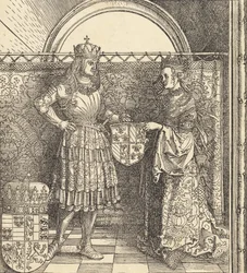 Il fidanzamento di Massimiliano con Maria di Borgogna, 1511