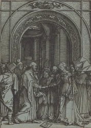 Il fidanzamento della Vergine, c.1504-1505 stampato 1560s-1570s