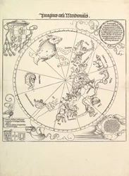 Globo celeste-emisfero meridionale, 1515