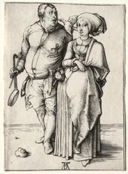 Il cuoco e sua moglie, probabilmente 1497