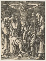 La crocifissione, da La Piccola Passione, ca. 1509