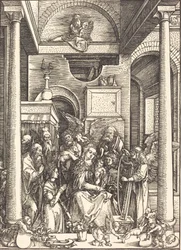 La glorificazione della Vergine, c. 1504