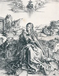 La Sacra Famiglia con la libellula, 1495 1906