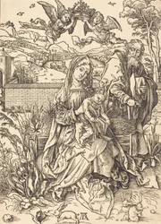 La Sacra Famiglia con le Tre Lepri, c. 1497-1498
